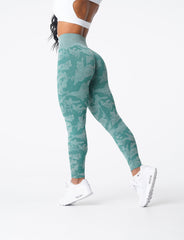 Forest Green Camo Seamless Leggings Forest Green | NVGTN Online Shop
