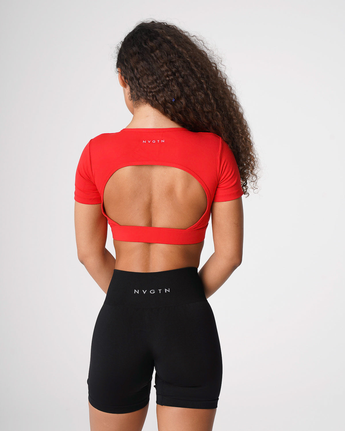 Scarlet Open Back Tee Scarlet | NVGTN US