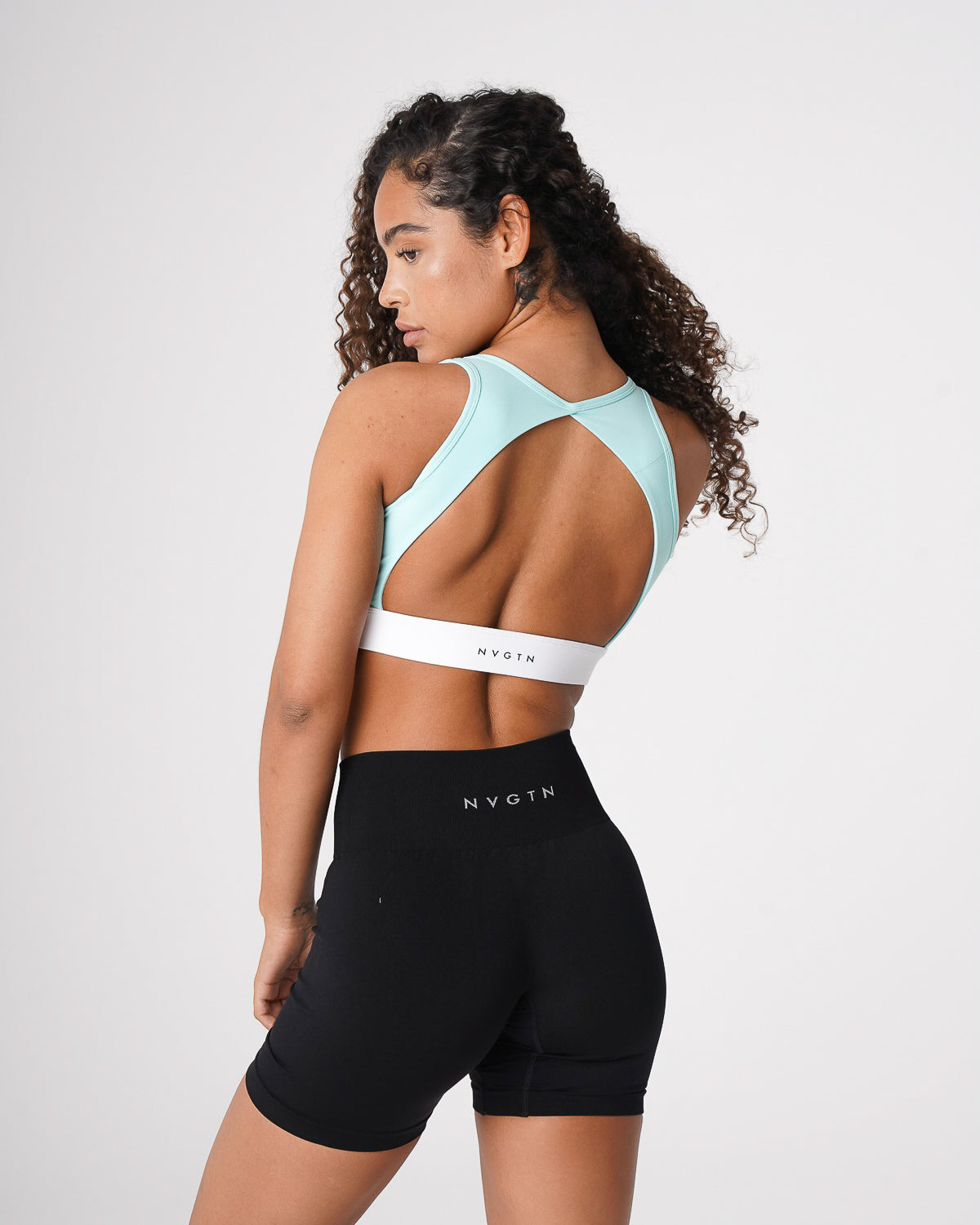 Sea Foam Green Agility Bra Sea Foam Green | NVGTN For Sale