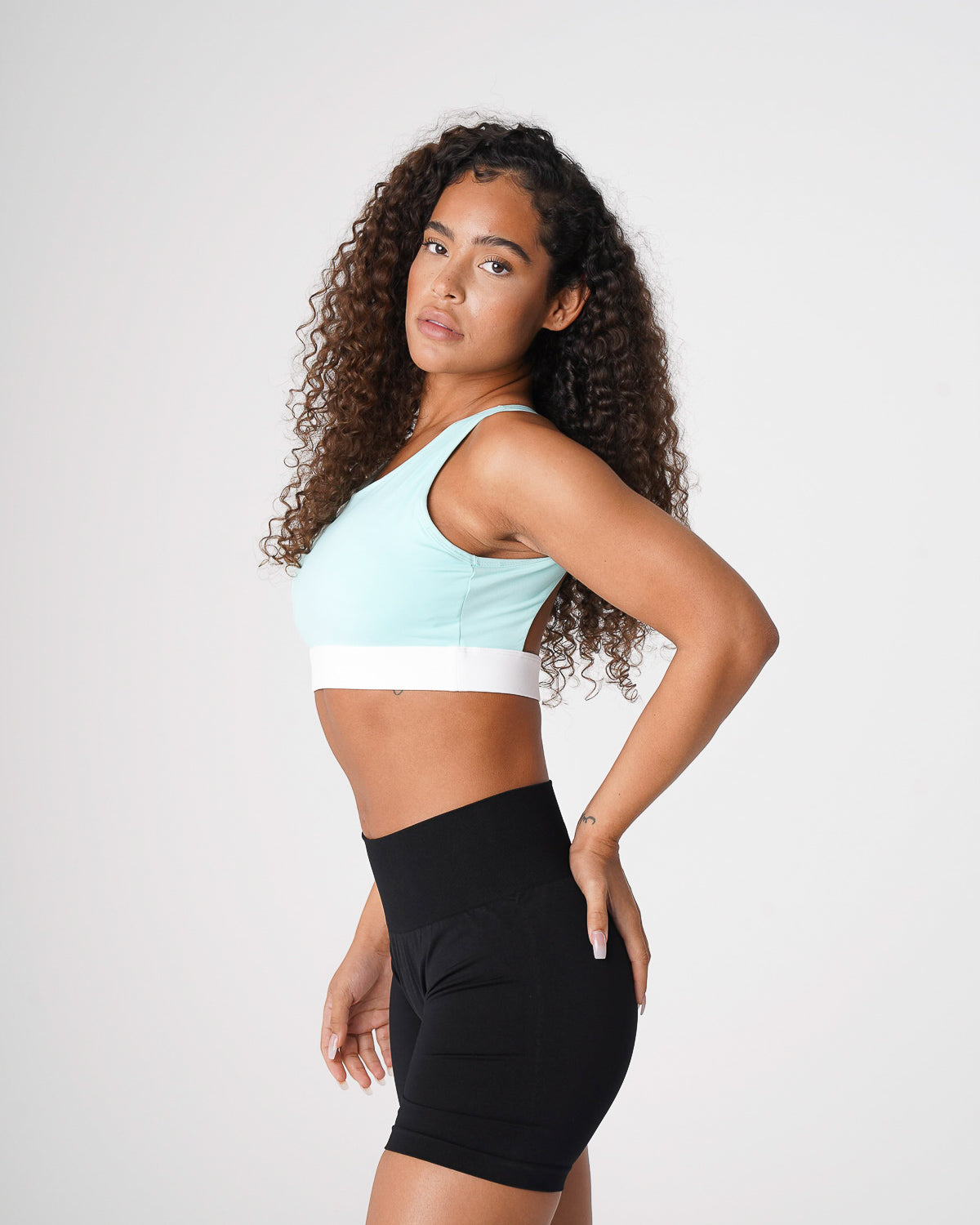 Sea Foam Green Agility Bra Sea Foam Green | NVGTN For Sale