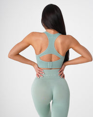 Sage Green Ignite Seamless Bra Sage Green | NVGTN Online