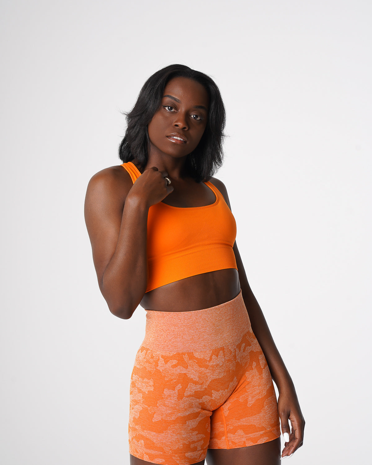 Tangerine Ignite Seamless Bra Tangerine | NVGTN Sale