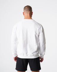 White Crew Neck Sweatshirt White | NVGTN Discount