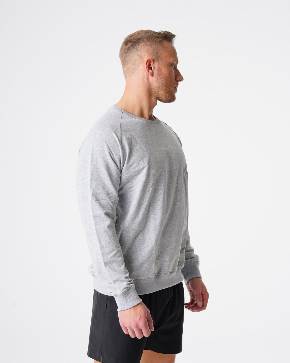 Grey Crew Neck Sweatshirt Grey | NVGTN Near Me