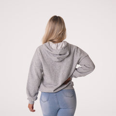 Grey Essential Drop Shoulder Hoodie Grey | NVGTN US