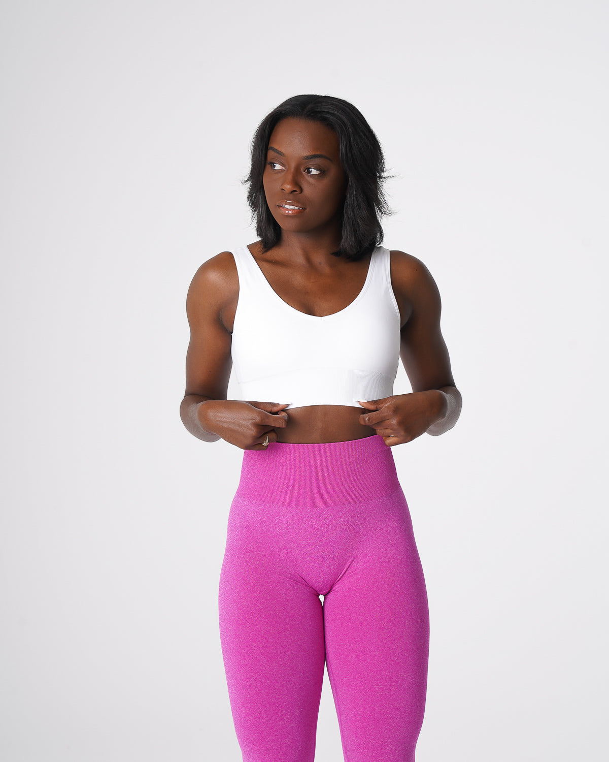 White Elevate Seamless Bra White | NVGTN Outlet