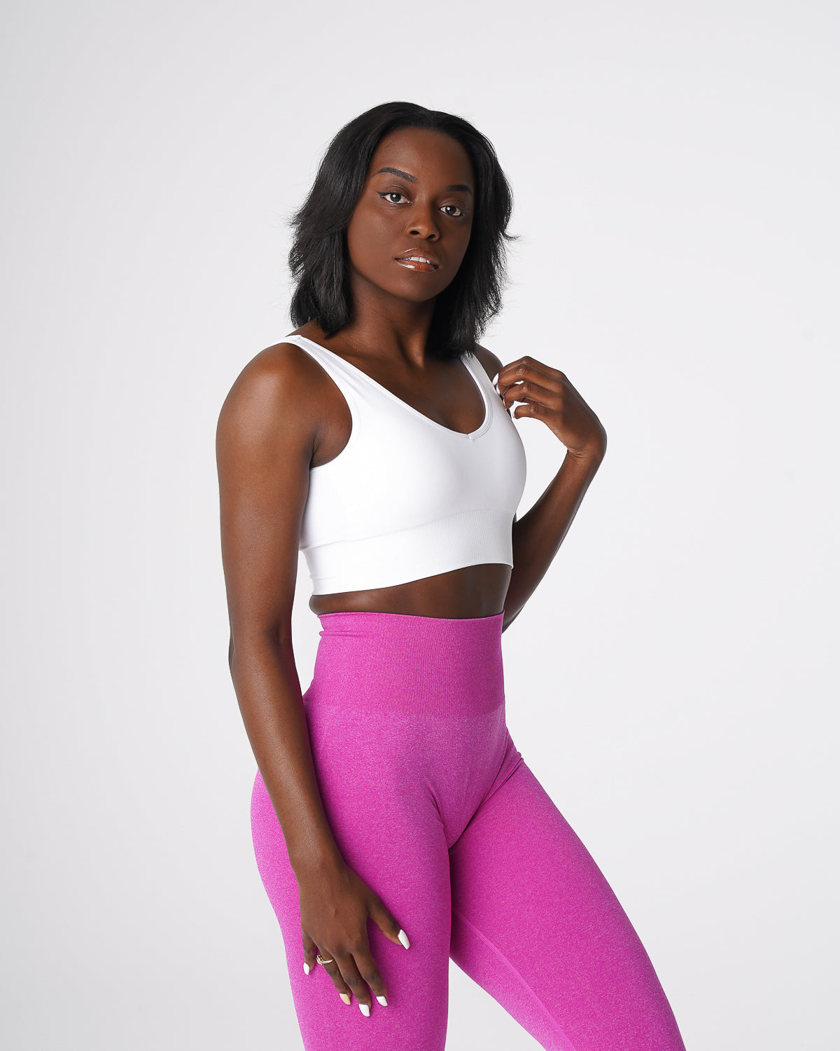 White Elevate Seamless Bra White | NVGTN Outlet