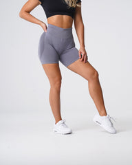 Grey Contour Seamless Shorts Grey | NVGTN New