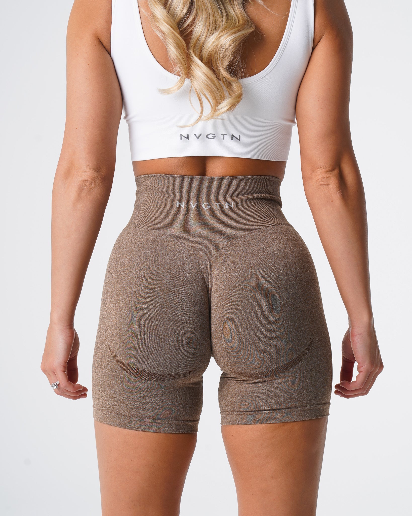 Mocha Contour Seamless Shorts Mocha | NVGTN Outlet
