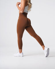 Caramel Solid Seamless Leggings Caramel | NVGTN Sale