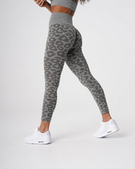 Khaki Green Leopard Seamless Leggings Khaki Green | NVGTN Sale