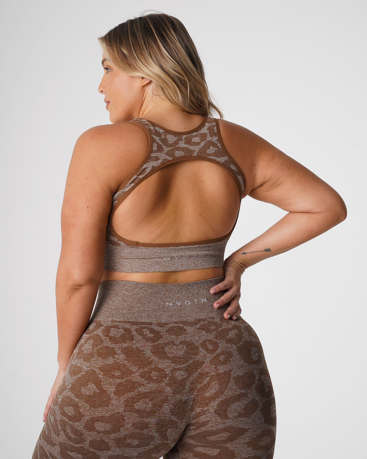 Mocha Leopard Eclipse Seamless Bra Mocha | NVGTN Near Me