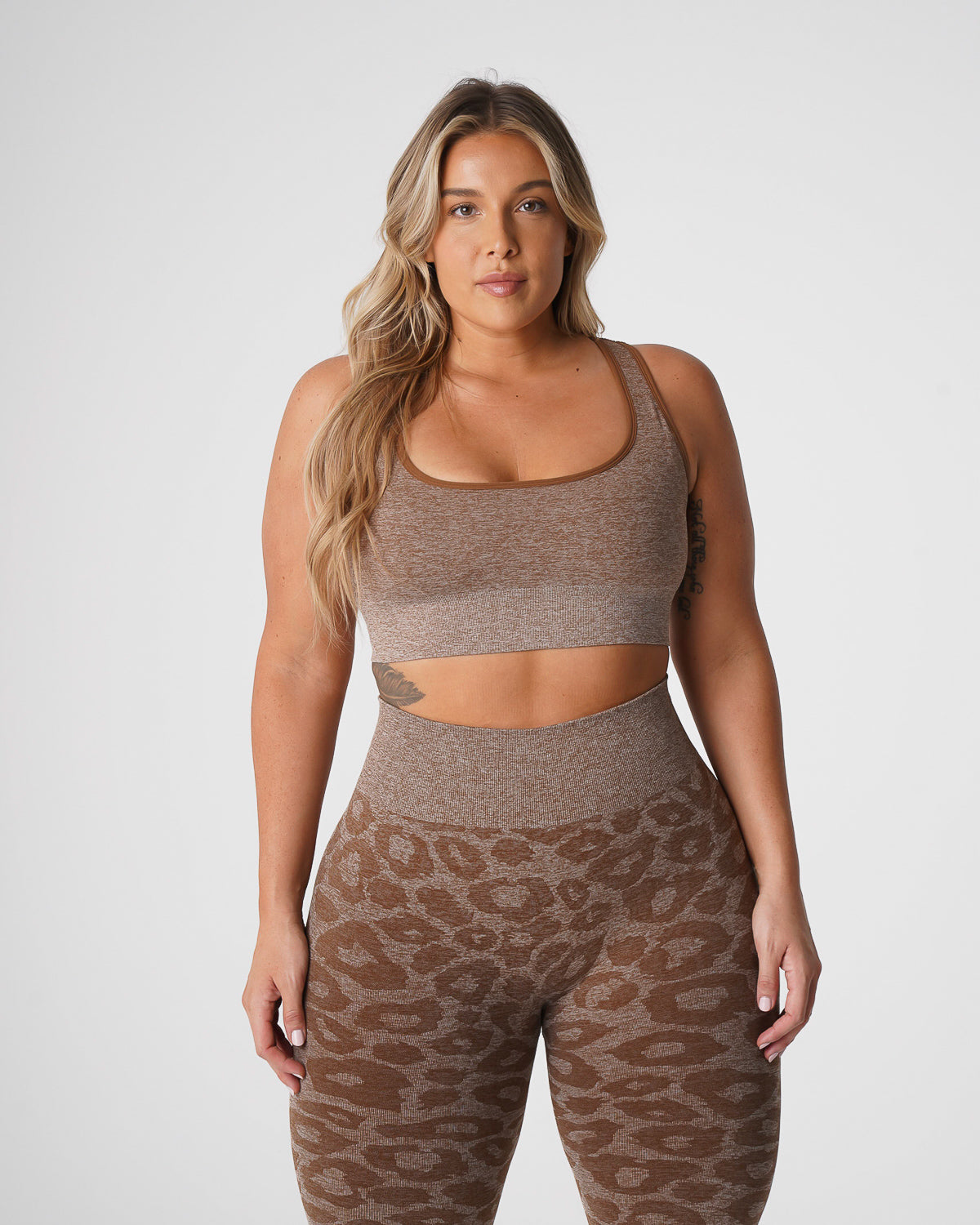 Mocha Leopard Eclipse Seamless Bra Mocha | NVGTN Near Me