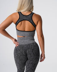 Black Speckled Snakeskin Eclipse Seamless Bra Black Speckled | NVGTN For Sale