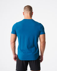 French Blue Pulse Fitted Tee French Blue | NVGTN Online
