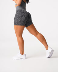 Black Speckled Snakeskin Seamless Shorts Black Speckled | NVGTN Online