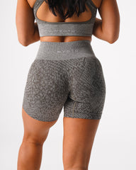 Khaki Green Snakeskin Seamless Shorts Khaki Green | NVGTN Sale