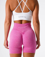 Bubble Gum Pink Scrunch Seamless Shorts Bubble Gum Pink | NVGTN US