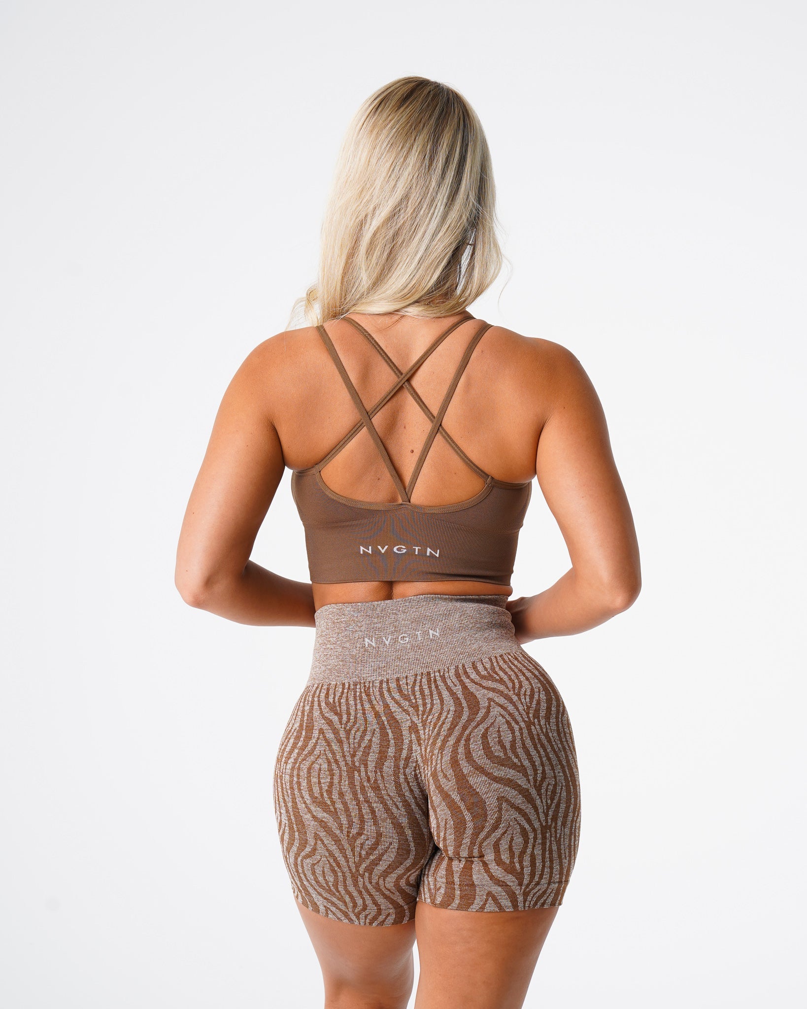 Mocha Flourish Seamless Bra Mocha | NVGTN US