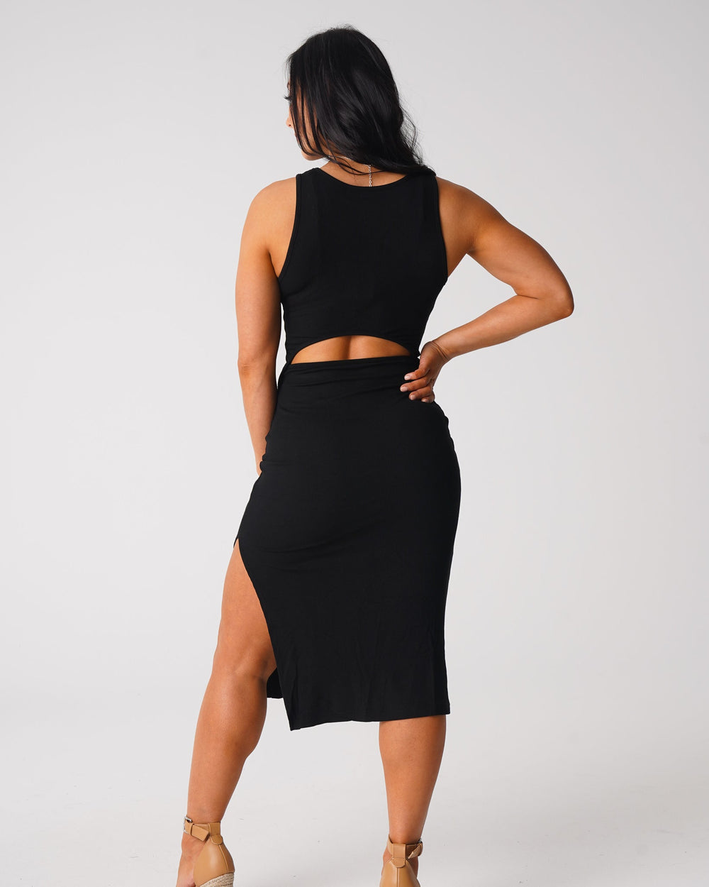 Black Lost In Paradise Maxi Dress Black | NVGTN Discount