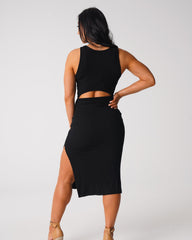 Black Lost In Paradise Maxi Dress Black | NVGTN Discount