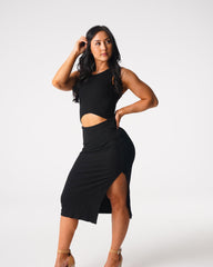 Black Lost In Paradise Maxi Dress Black | NVGTN Discount