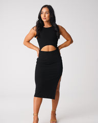 Black Lost In Paradise Maxi Dress Black | NVGTN Discount