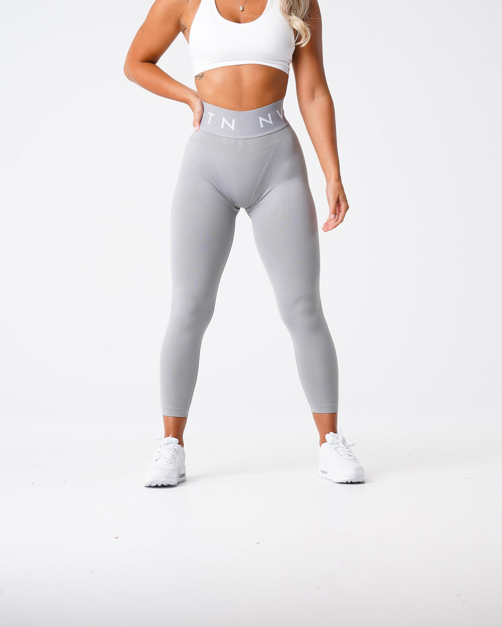 Light Grey Sport Seamless Leggings Light Grey | NVGTN Online