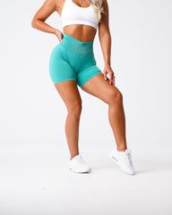 Turquoise Pro Seamless Shorts Turquoise | NVGTN Outlet