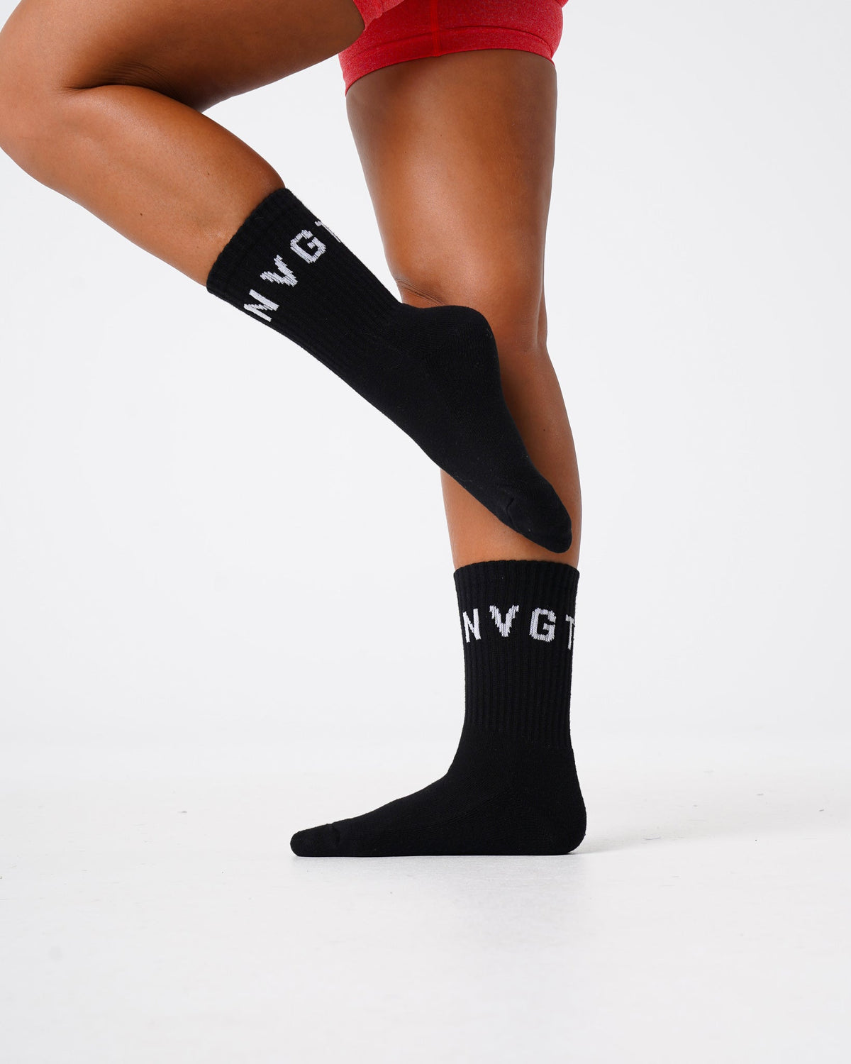 Black NVGTN Crew Socks Black | NVGTN Near Me