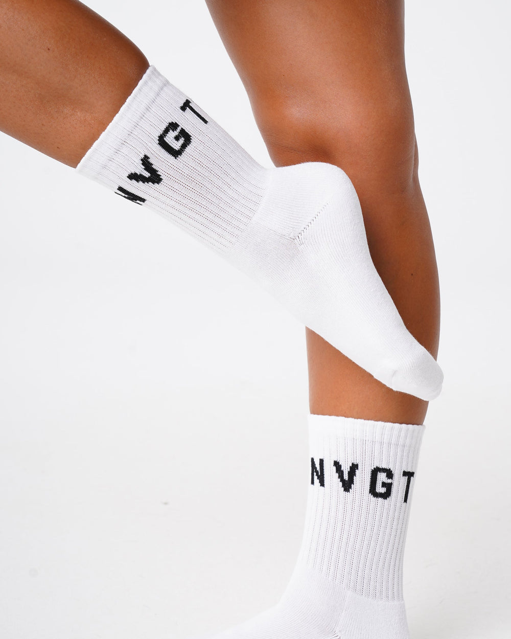White NVGTN Crew Socks White | NVGTN Outlet