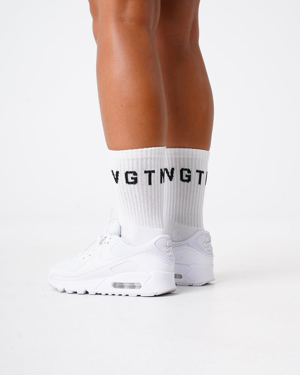 White NVGTN Crew Socks White | NVGTN Outlet