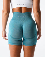 Teal Contour Seamless Shorts Teal | NVGTN Online