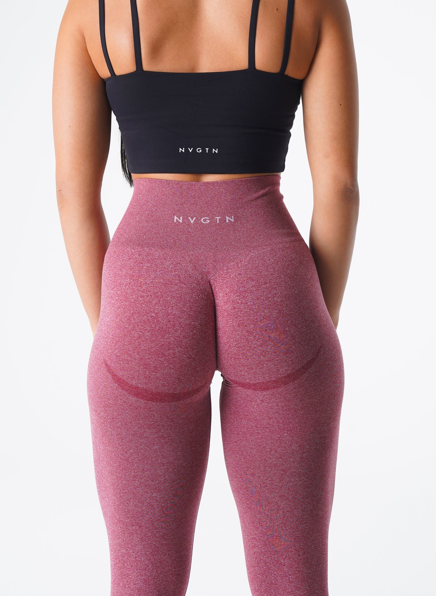 Maroon Curve Seamless Leggings Maroon | NVGTN Outlet