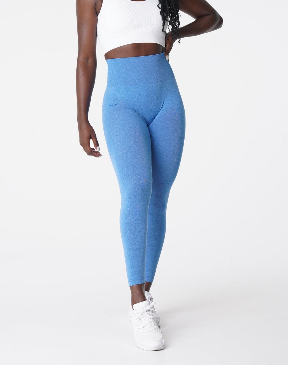 Ocean Blue Curve Seamless Leggings Ocean Blue | NVGTN Sale