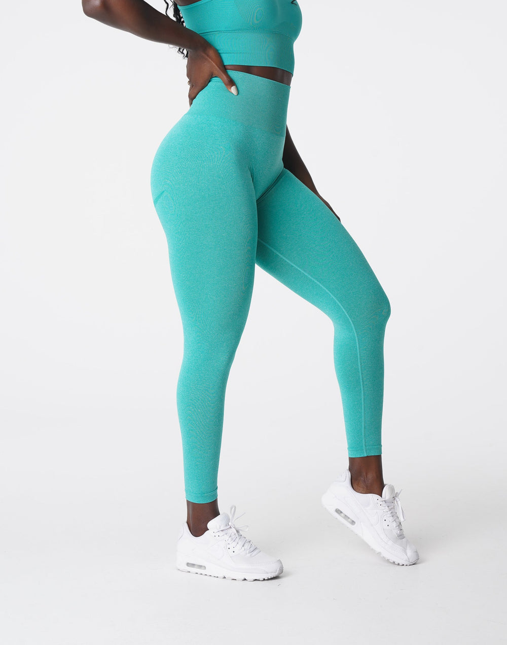 Turquoise Curve Seamless Leggings Turquoise | NVGTN Discount