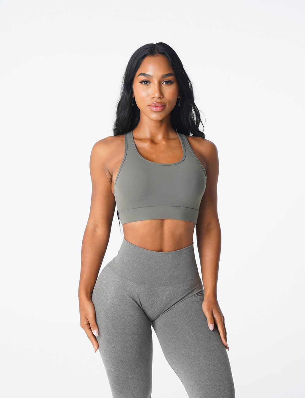 Khaki Green Trio Bra Khaki Green | NVGTN Sale