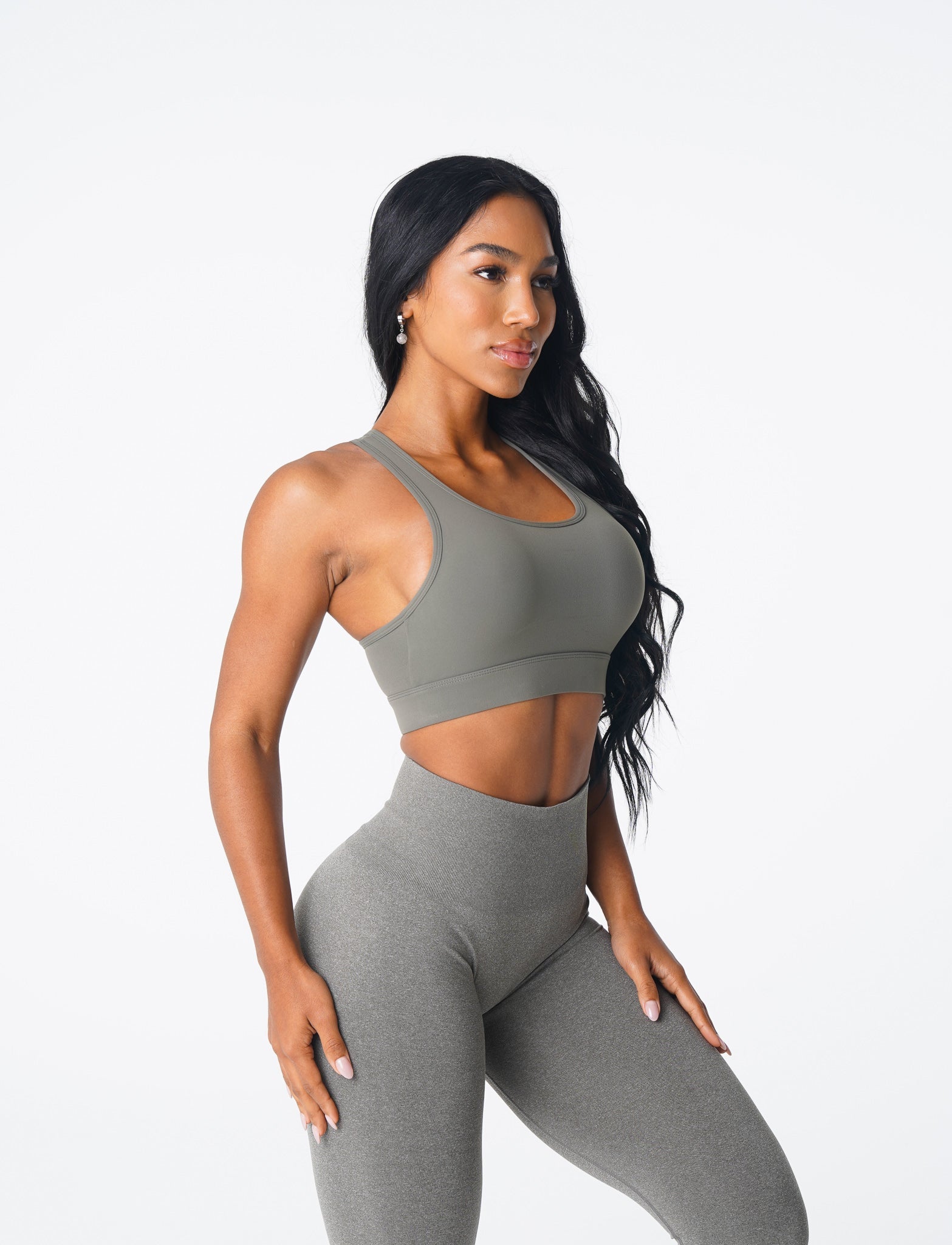 Khaki Green Trio Bra Khaki Green | NVGTN Sale