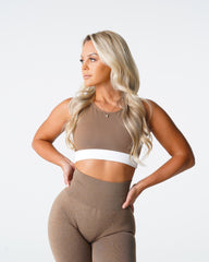Mocha Agility Bra Mocha | NVGTN New