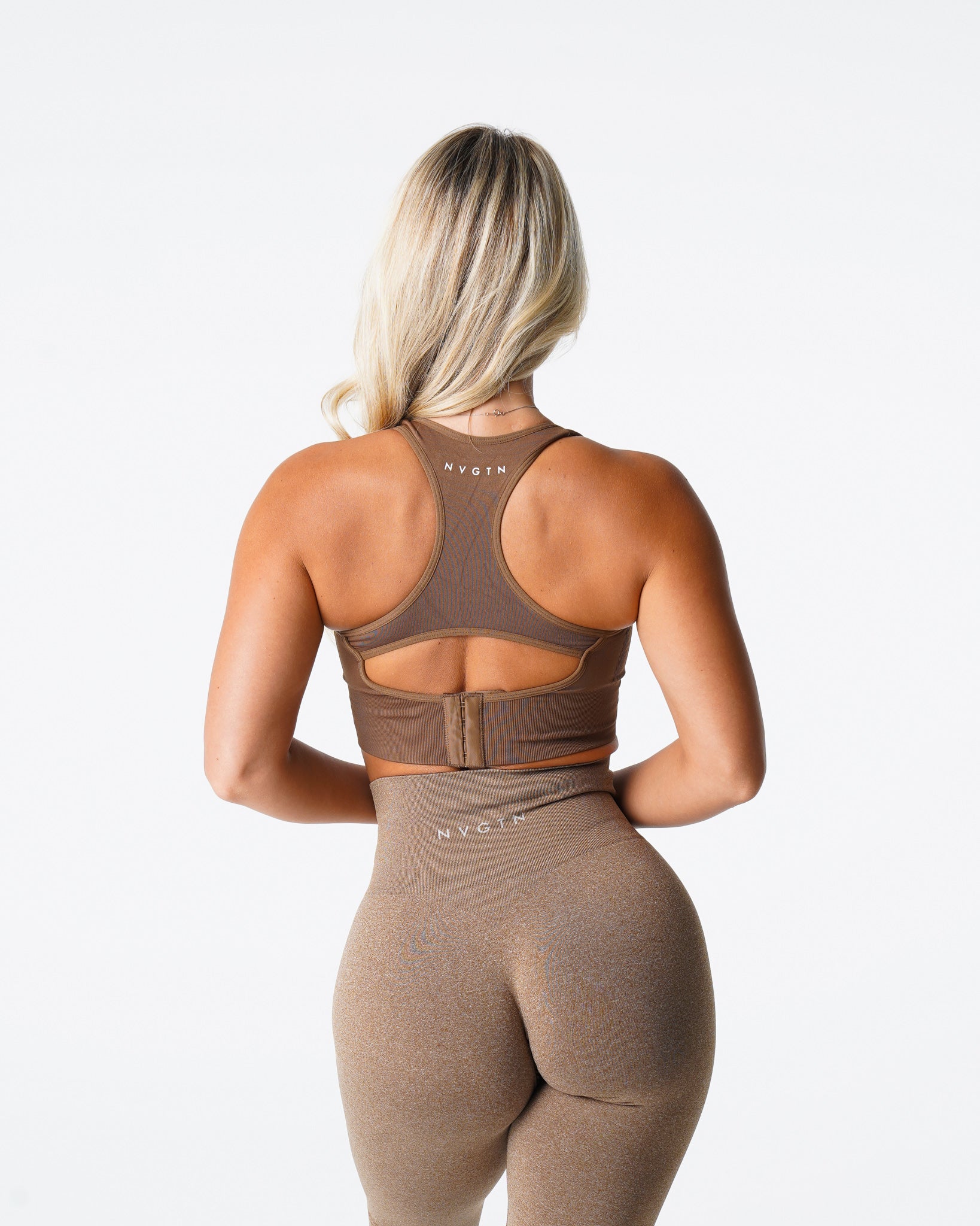 Mocha Ignite Seamless Bra Mocha | NVGTN Online