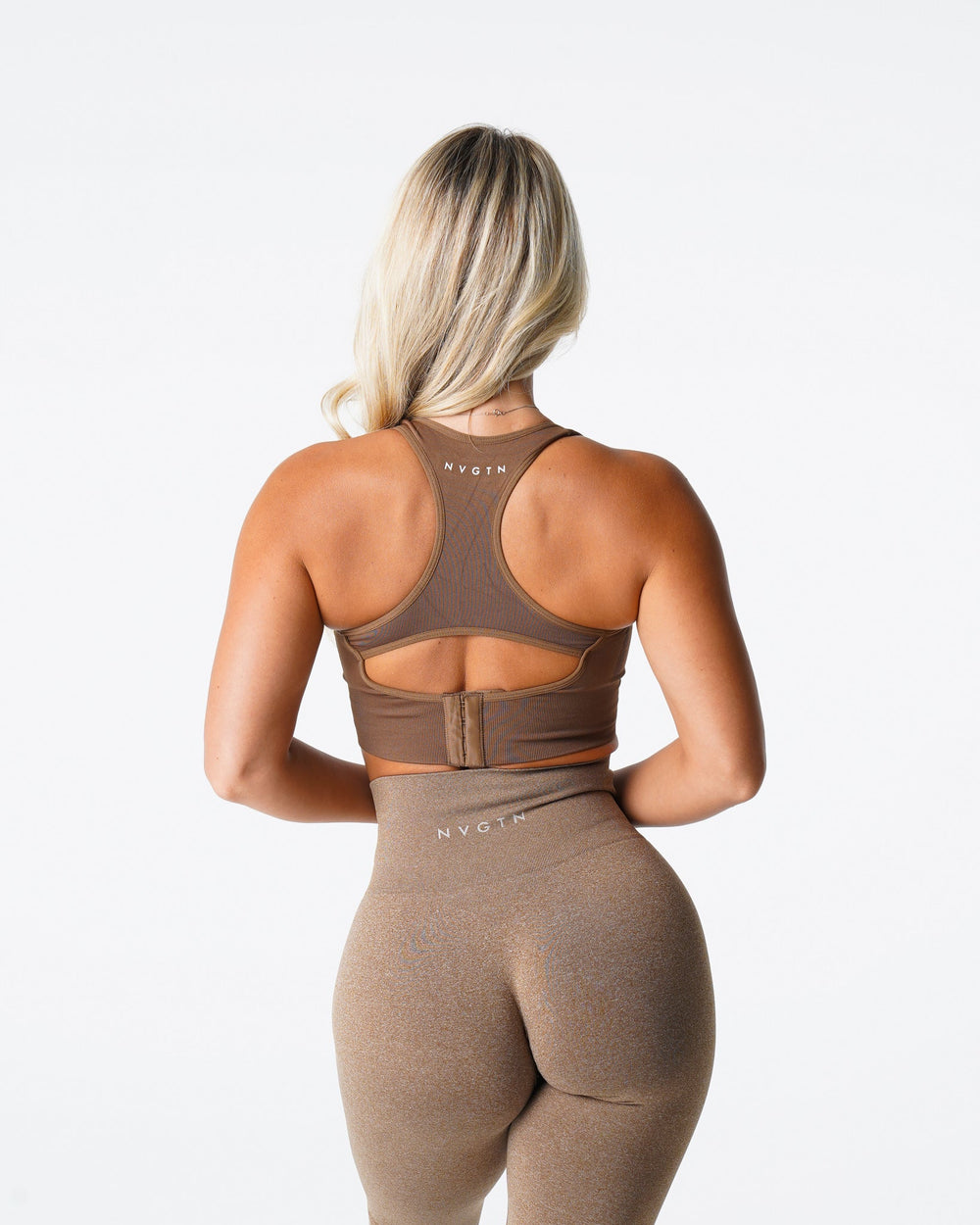 Mocha Ignite Seamless Bra Mocha | NVGTN Online