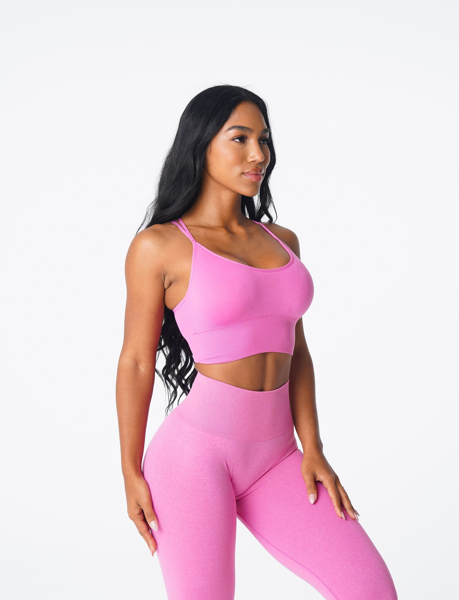 Bubble Gum Pink Flourish Seamless Bra Bubble Gum Pink | NVGTN Online