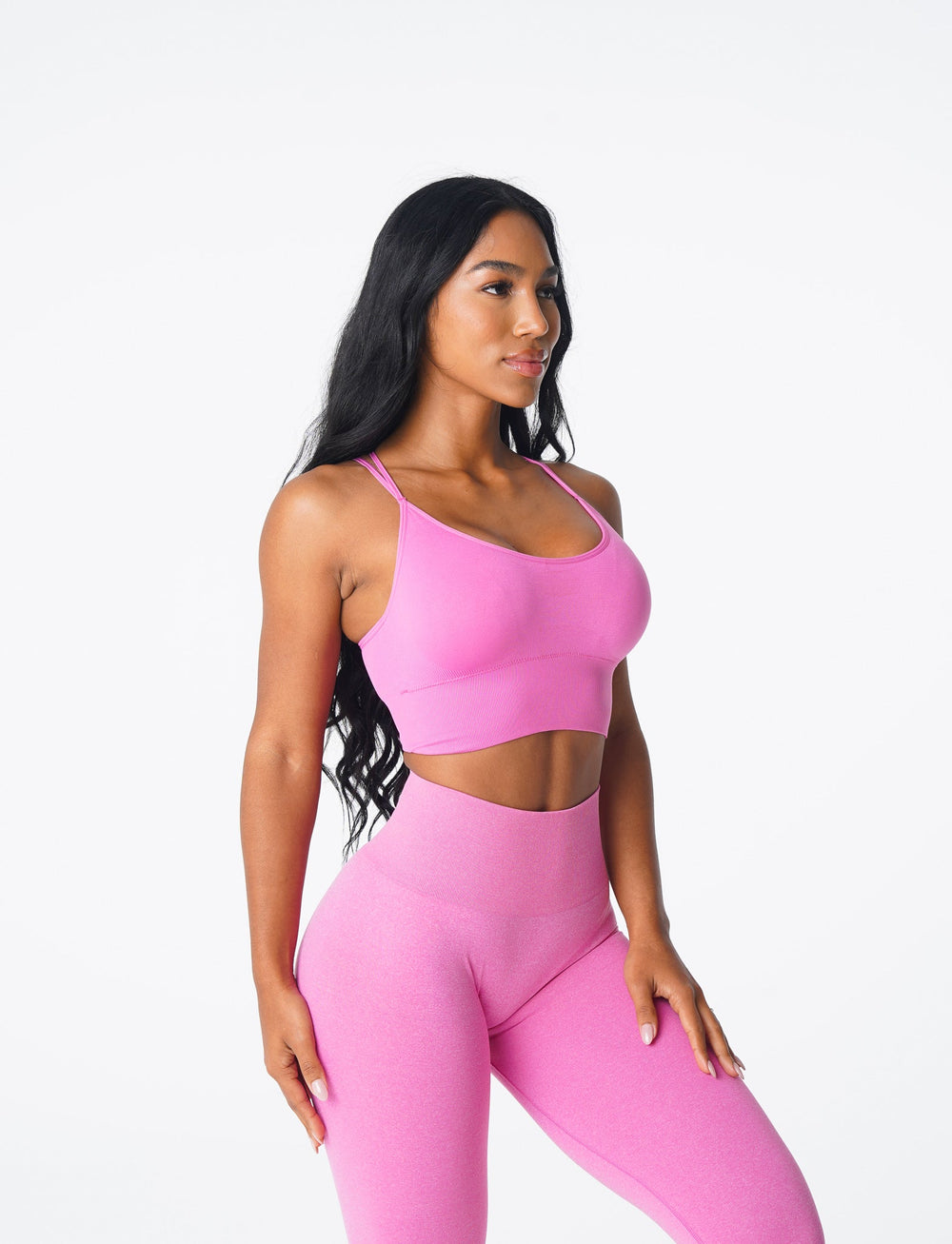 Bubble Gum Pink Flourish Seamless Bra Bubble Gum Pink | NVGTN Online