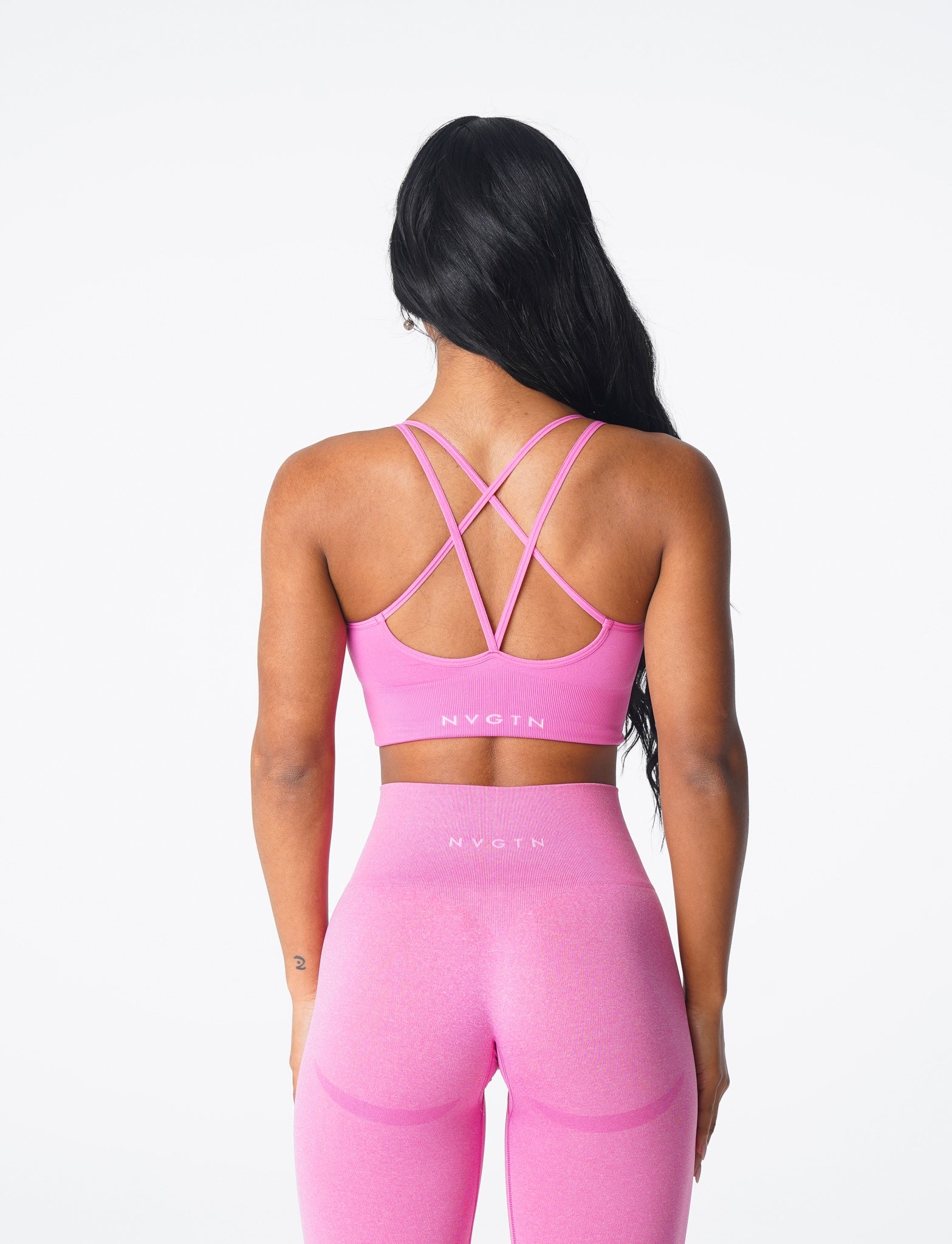 Bubble Gum Pink Flourish Seamless Bra Bubble Gum Pink | NVGTN Online