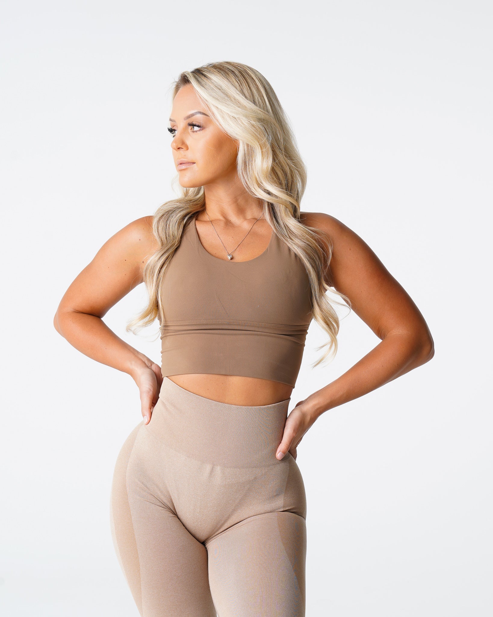 Mocha Matrix Bra Top Mocha | NVGTN Discount