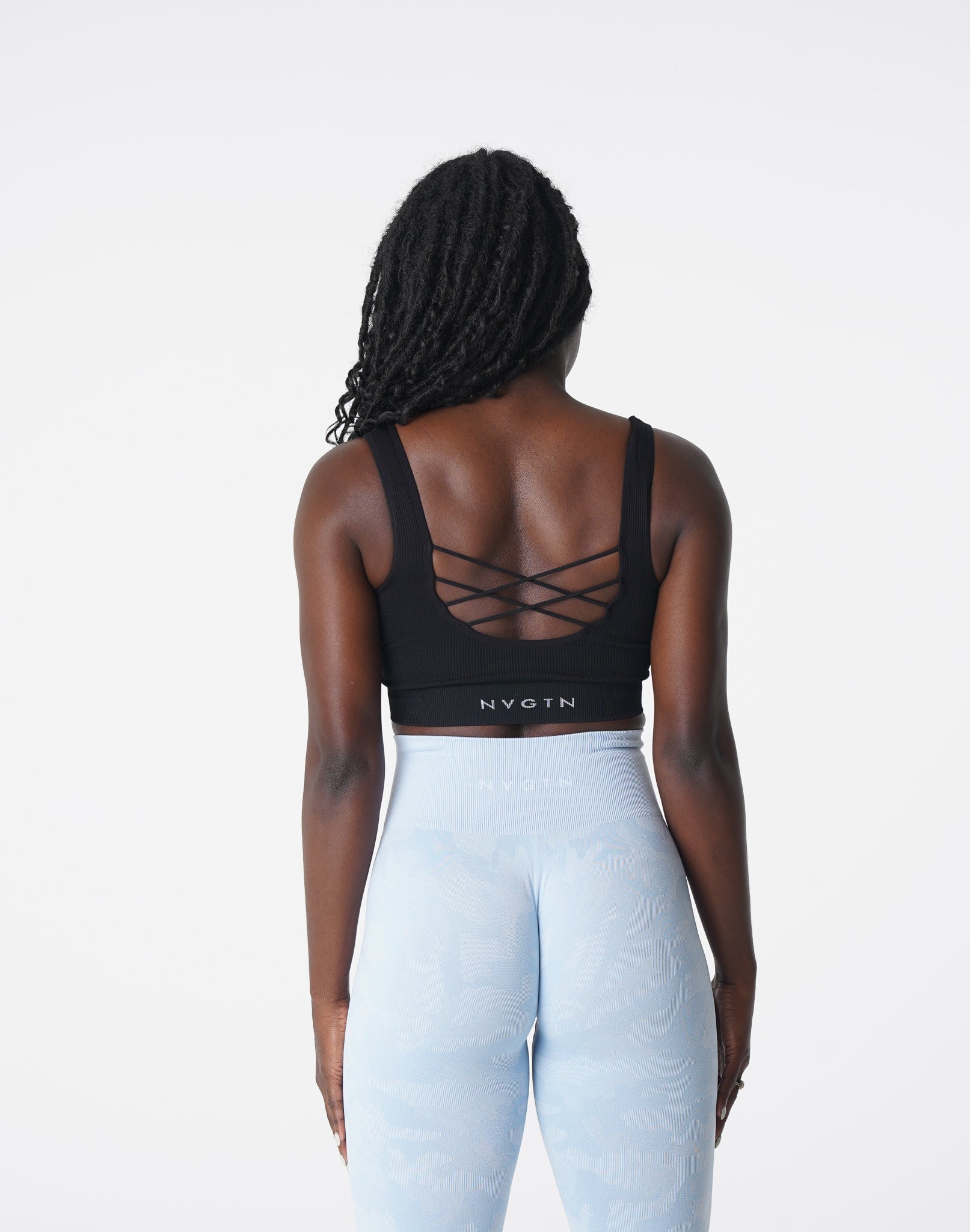 Black Desire Ribbed Seamless Bra Black | NVGTN Outlet