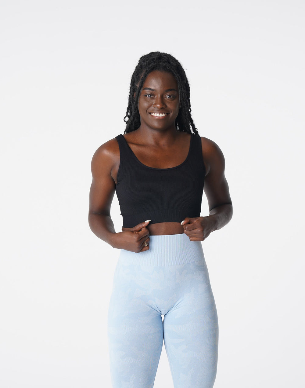 Black Desire Ribbed Seamless Bra Black | NVGTN Outlet
