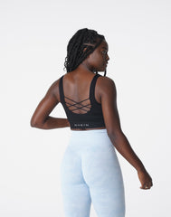 Black Desire Ribbed Seamless Bra Black | NVGTN Outlet