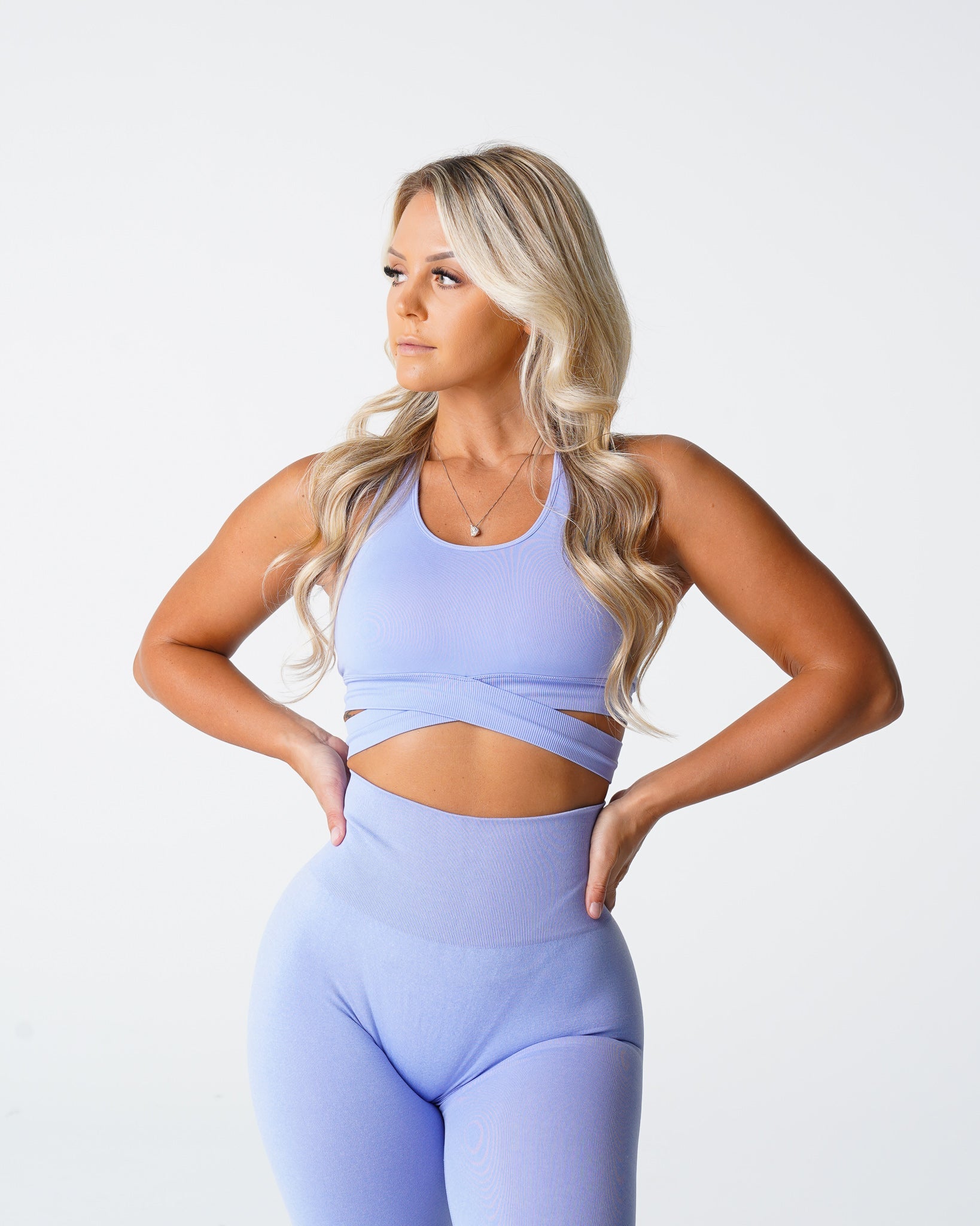 Periwinkle Sculpt Seamless Bra Top Periwinkle | NVGTN US