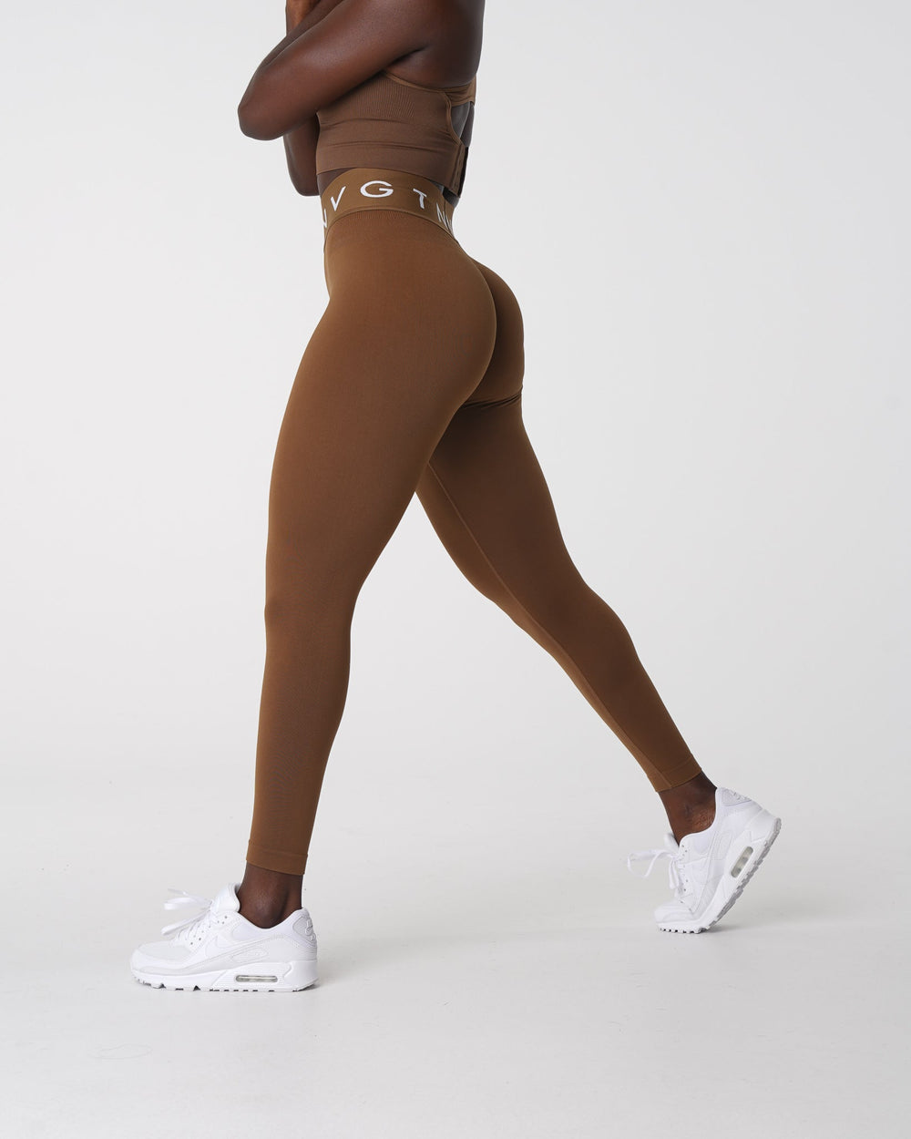 Mocha Sport Seamless Leggings Mocha | NVGTN New